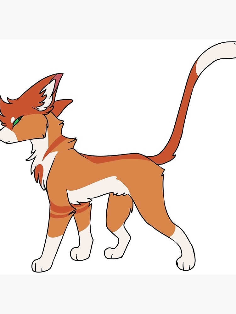 AI Art Generator: Warrior Cats Firestar Design