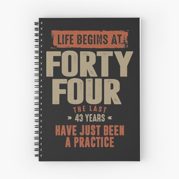 Item preview, Life Begins At 44 designed and sold by cidolopez.
