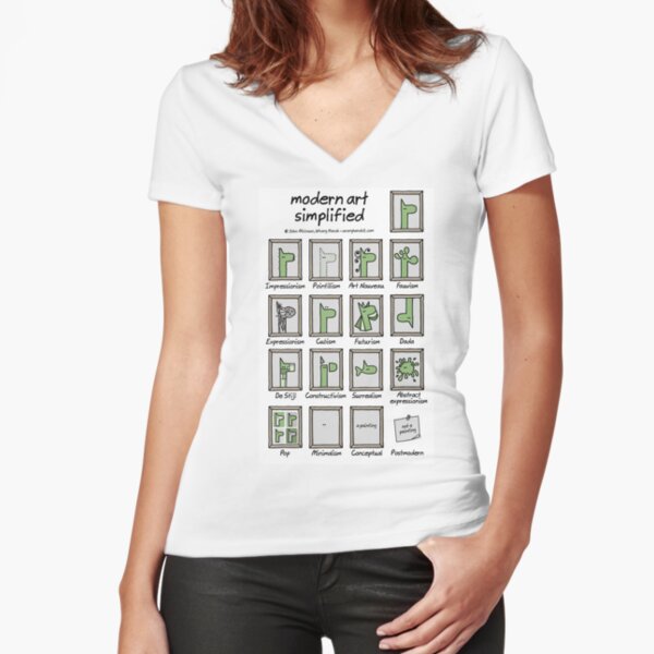 Fitted V-Neck T-Shirt