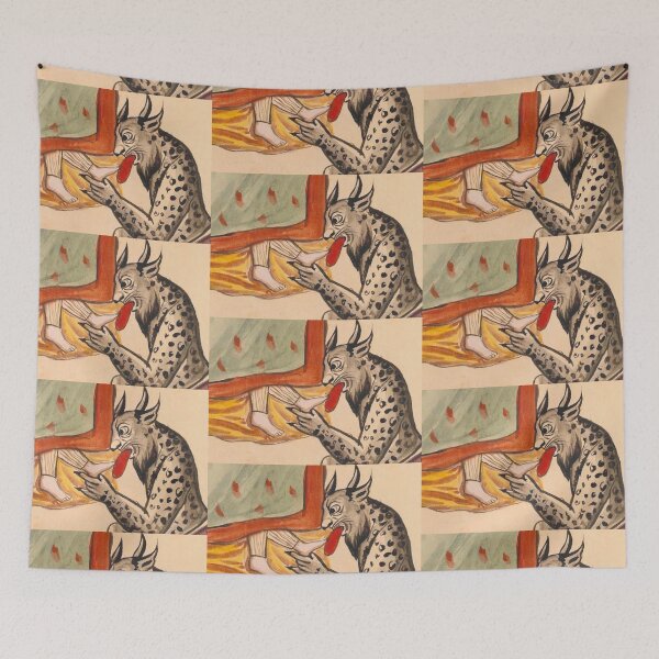 Item preview, Demon that licks toes designed and sold by Vintage Designs +.