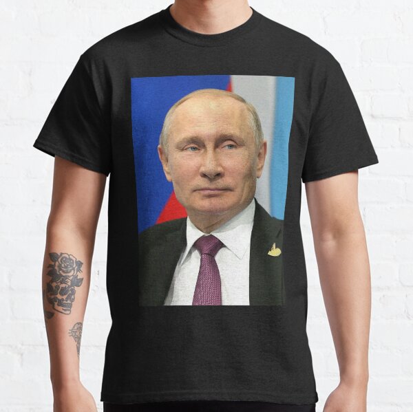 PUTIN. Vladimir Vladimirovich Putin. Russian Leader. Classic T-Shirt