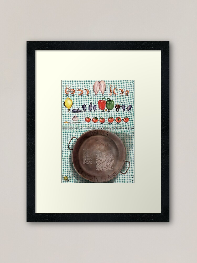 Alternate view of Paella Framed Art Print