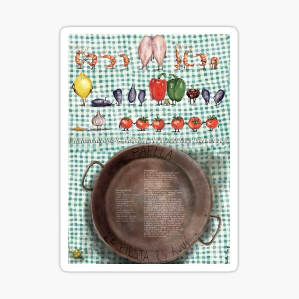 Paella Sticker