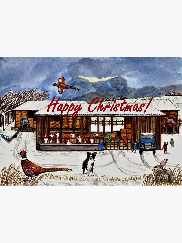 Thumbnail 2 of 2, Greeting Card, Winter Life Christmas Card designed and sold by EuniceWilkie.