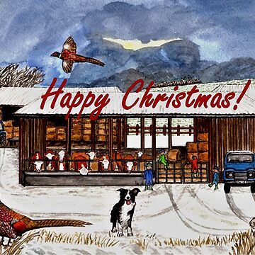 Artwork thumbnail, Winter Life Christmas Card by EuniceWilkie