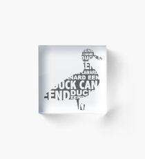 DUCK Acrylic Block