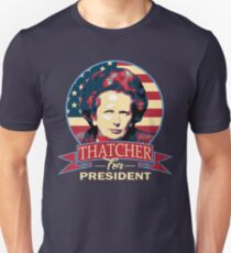 Thatcher für den Präsidenten Slim Fit T-Shirt
