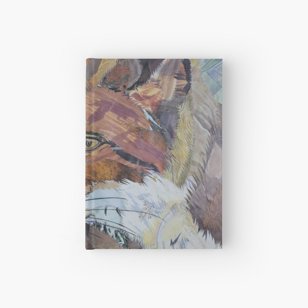 Fox Art Collage by C.E. White Hardcover Journal