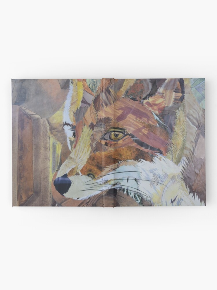 Alternate view of Fox Art Collage by C.E. White Hardcover Journal