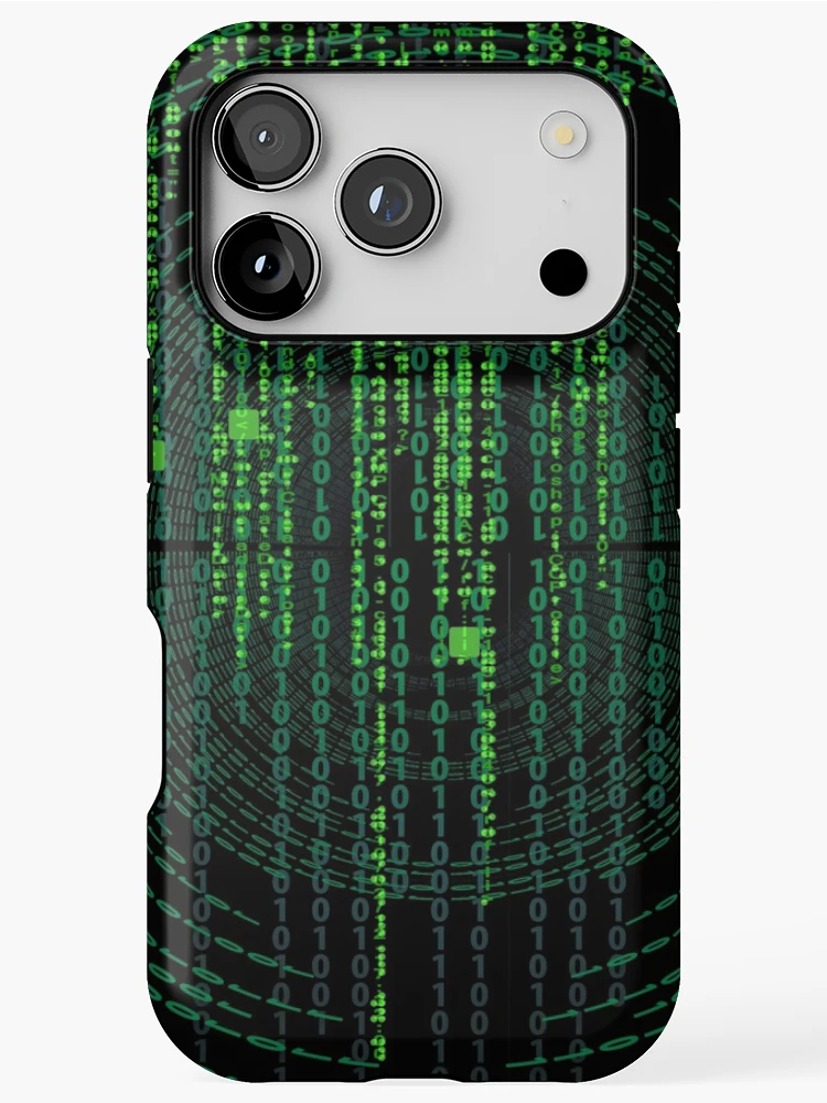 Thumbnail 1 of 4, iPhone Case, Matrix code designed and sold by Dator.