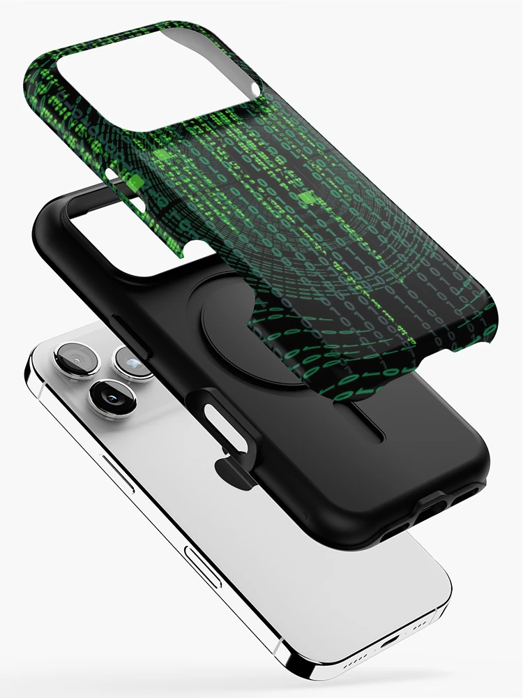 Thumbnail 2 of 4, iPhone Case, Matrix code designed and sold by Dator.