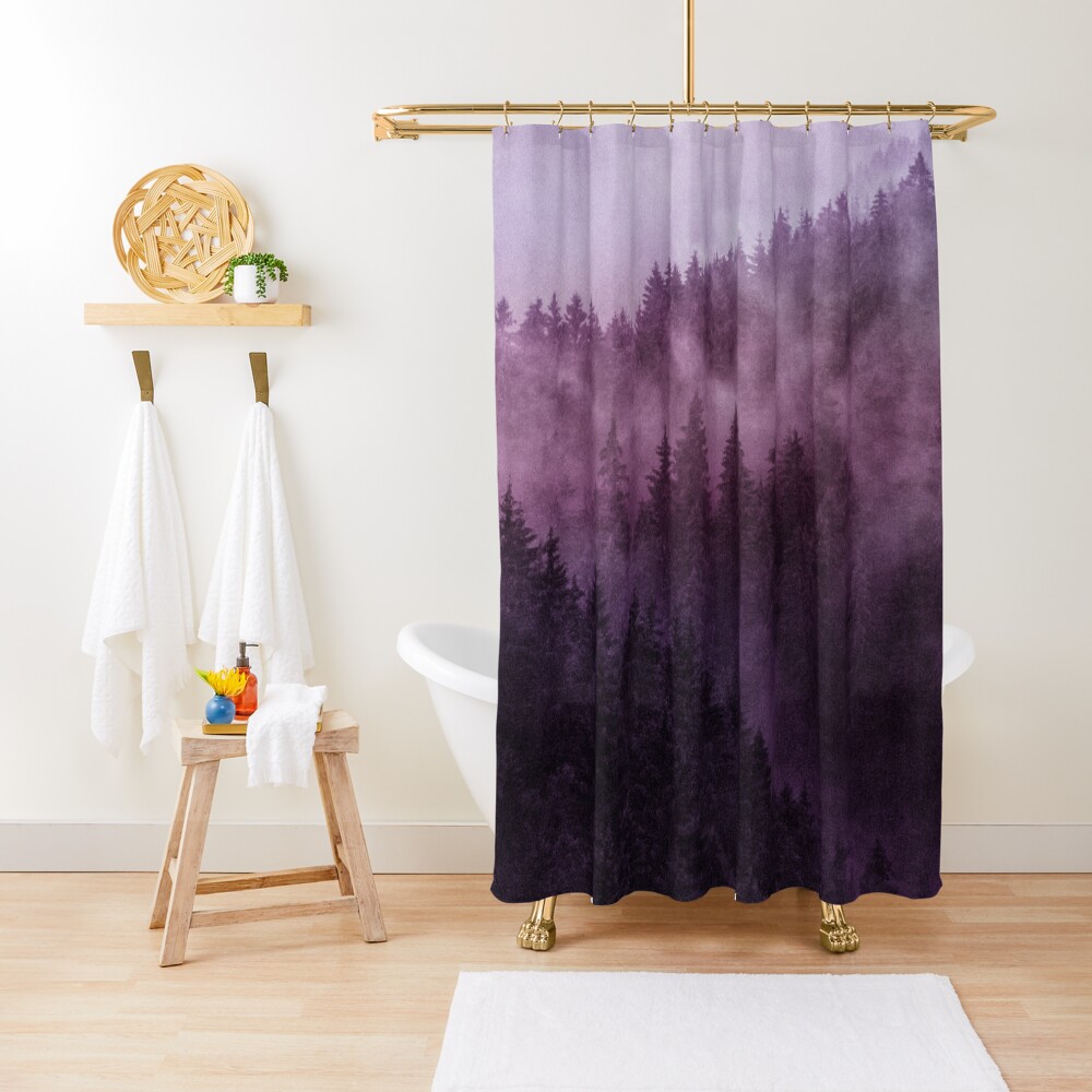 Excuse Me, I'm Lost // Laid Back Edit Shower Curtain