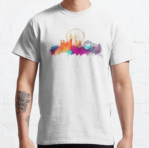 London skyline watercolor Classic T-Shirt