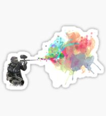 Plume of Paint Sticker