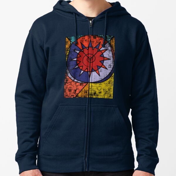 Item preview, Digital Graffiti of Tribal Symbol in Red, Blue and Yellow designed and sold by ibadishi.
