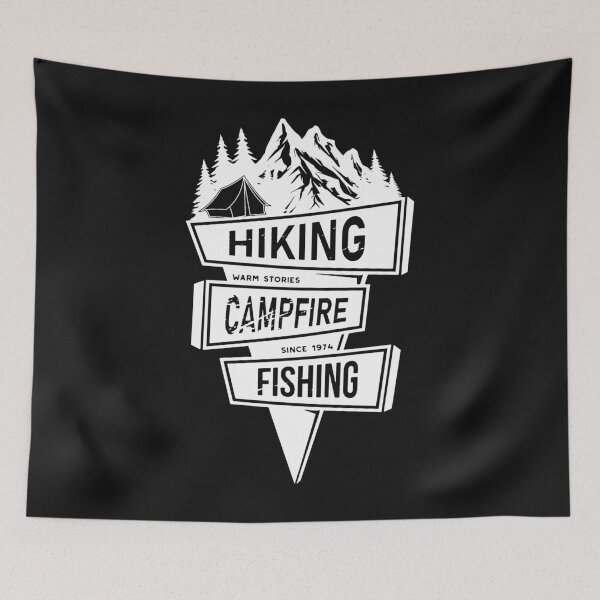 Item preview, Camping, Hiking, Fishing T-Shirt Unisex designed and sold by dtino.