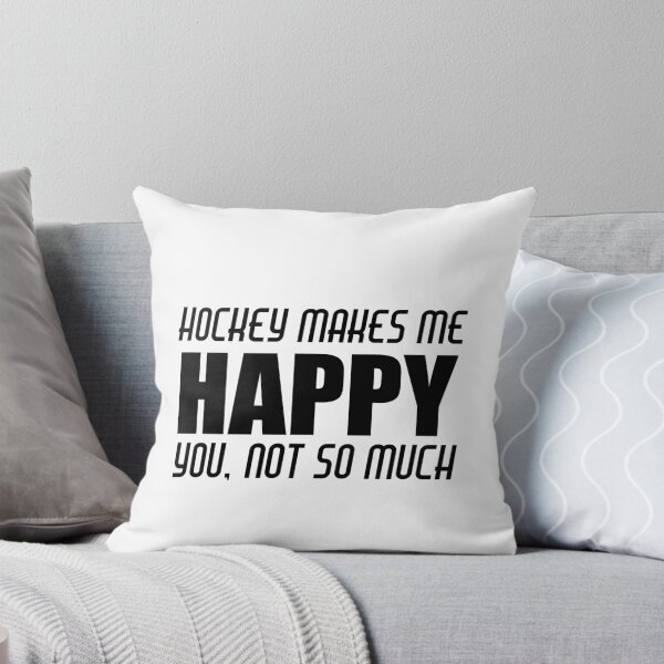 Item preview, HOCKEY MAKES ME HAPPY designed and sold by gittytees.