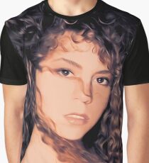 Mariah 1990 Illustration Graphic T-Shirt