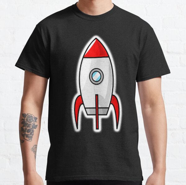 Rocket Girl T Shirts Redbubble - ride a rocket to the moon roblox
