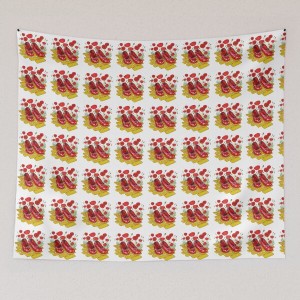 Item preview, Dorothy Shoes Red Poppies Yellow Brick Road designed and sold by Irina Sztukowski.