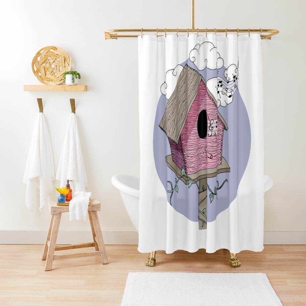 Bird's house: The Singer Shower Curtain