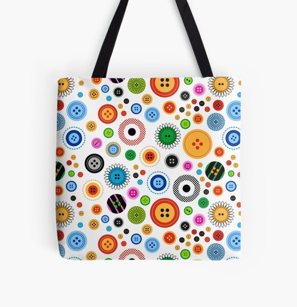 Item preview, Maximalist Button Madness on White designed and sold by Pinkdeer Designs.