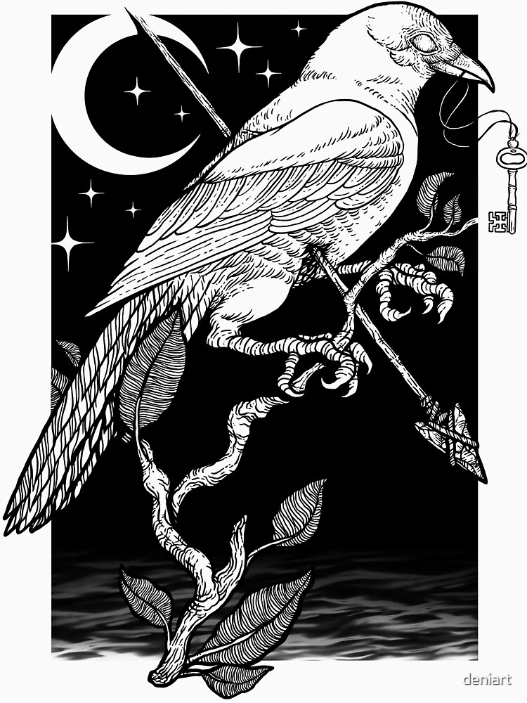 Night Crow by deniart
