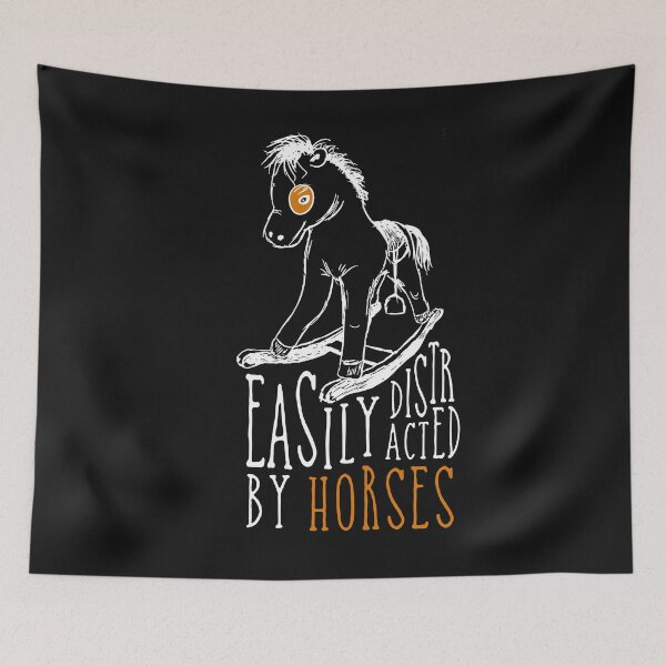 Item preview, Easily Distracted by Horses designed and sold by dtino.