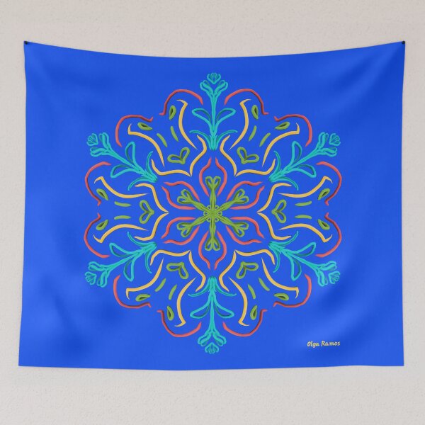 Item preview, Spring has arrived (in bright blue) designed and sold by olgaramos.