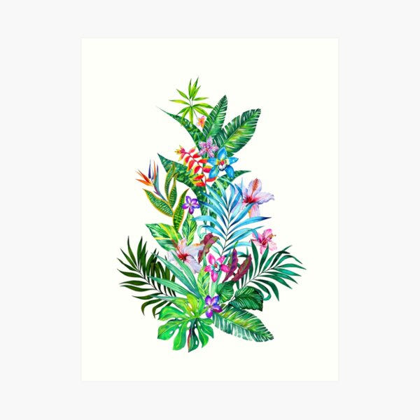 Tropical Fest Art Print