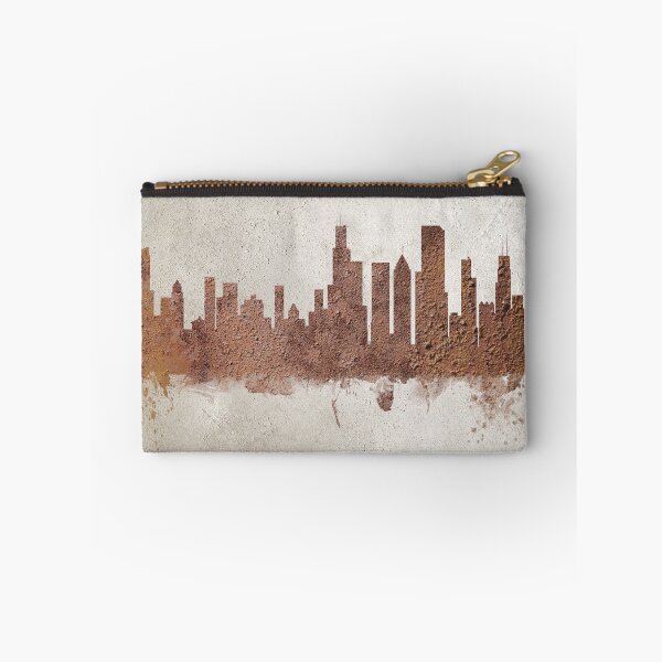 Item preview, Horizonte de Chicago Illinois Rust designed and sold by ArtPrints.
