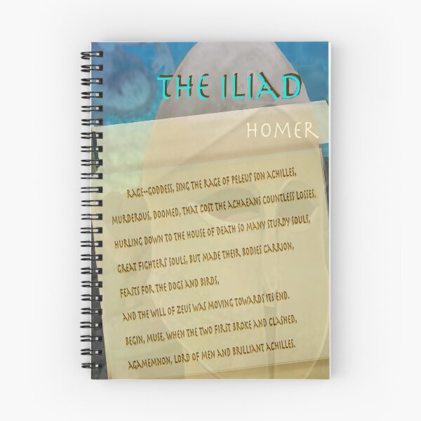 Item preview, The Iliad Scroll image/text designed and sold by KayeDreamsART.