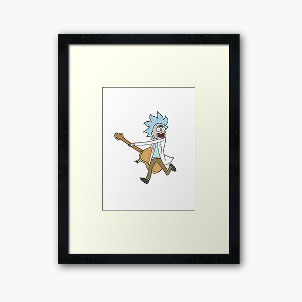 Tiny Rick! Framed Art Print