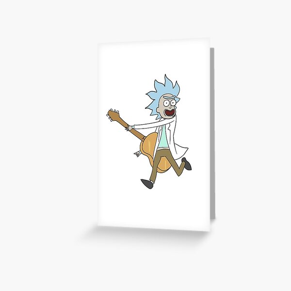 Tiny Rick! Greeting Card