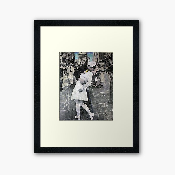 The Kiss (part II) Framed Art Print