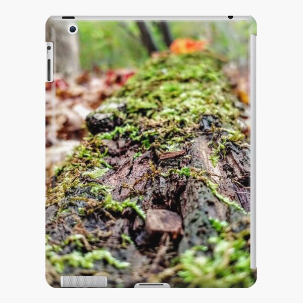 mossy rotting log iPad Snap Case