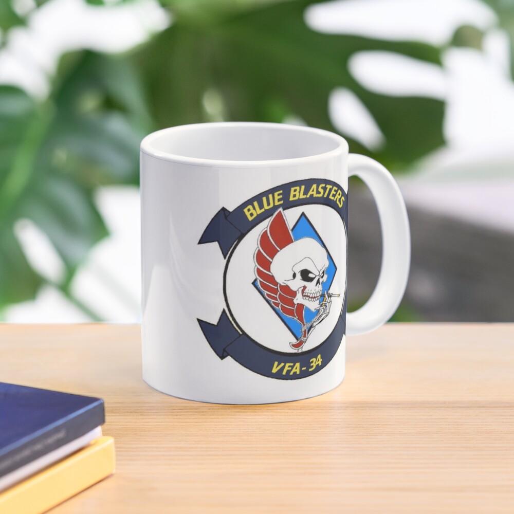 Vfa 34 Blue Blasters Patch Coffee Mug By Quatrosales Redbubble