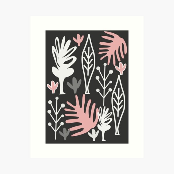 Midnight plant life Art Print
