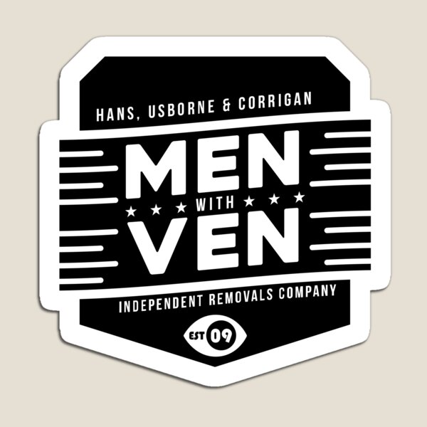 Item preview, Men With Ven (White Art)  designed and sold by Primal Mistry.