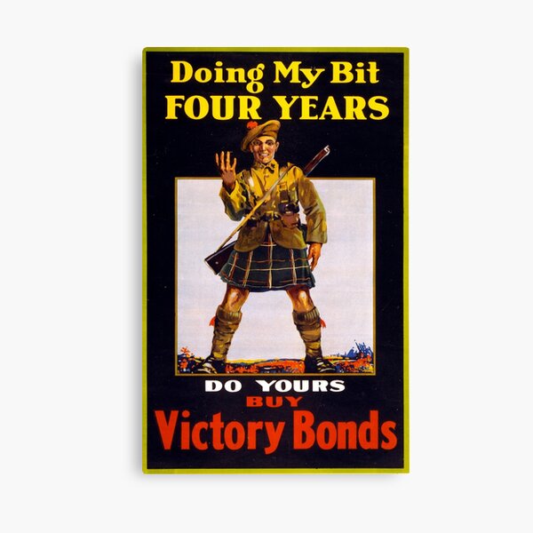 Tartan Army Canvas Print