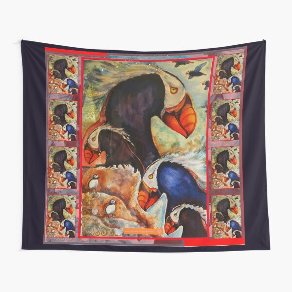 Puffin Power! Tapestry