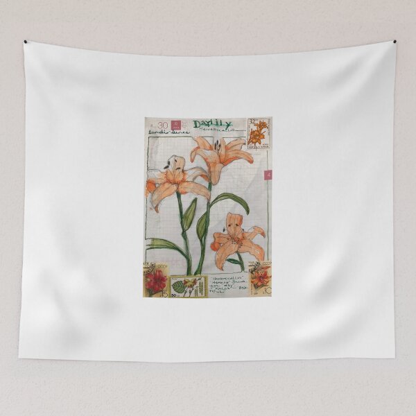 Item preview, Watercolor Daylilies designed and sold by Tofarawayplaces.