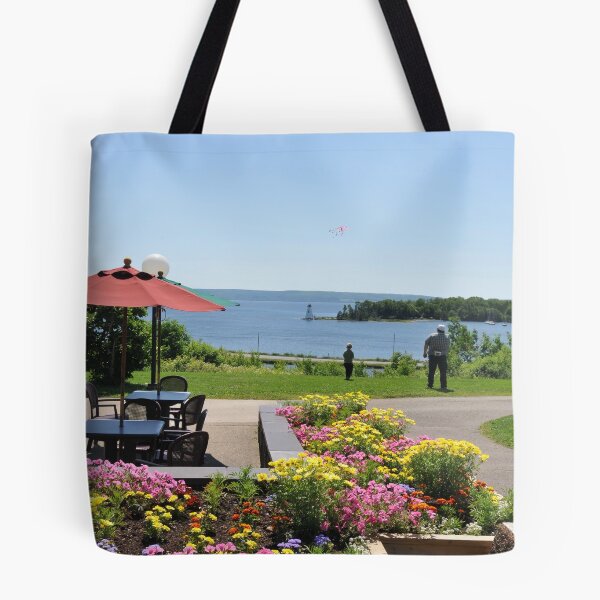 Item preview, Beautiful Gardens overlooking Lake & Lighthouse designed and sold by 2CrabbySisters.