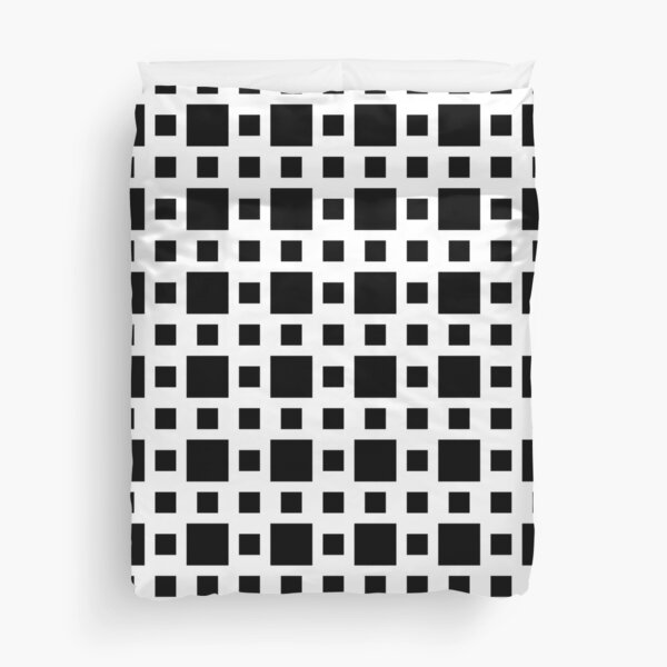 Black & White Mod Pattern Duvet Cover