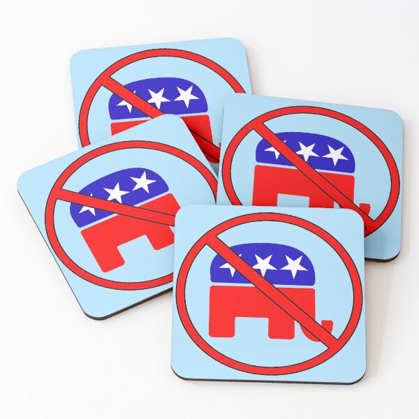 Item preview, Anti Republican Elephant Vote Democrat designed and sold by Epic Love Designs.