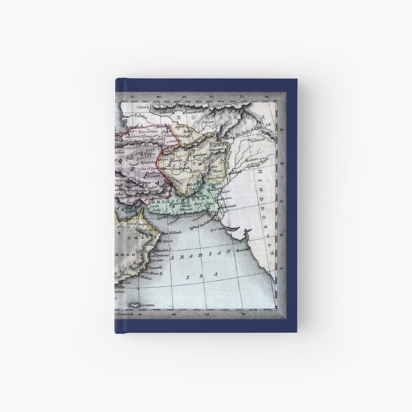 Old Map Of Saudi Arabia Hardcover Journals Redbubble Old Map Of Saudi Arabia Hardcover Journals Redbubble