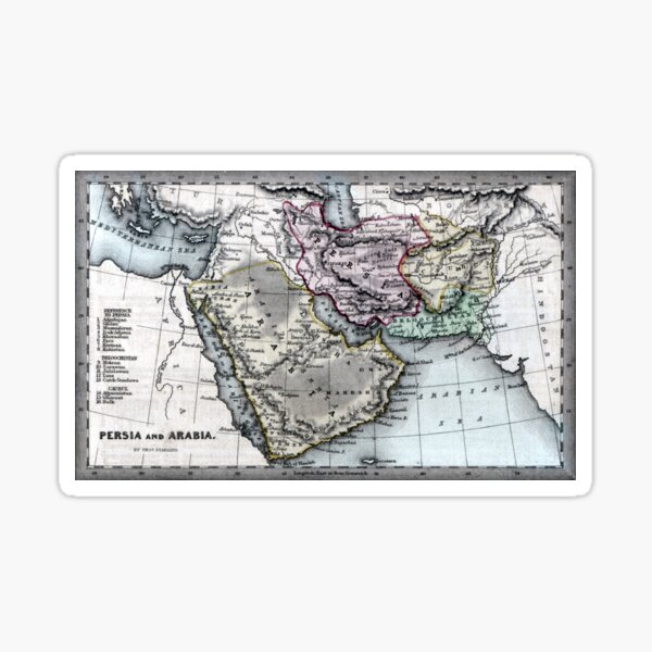 Item preview, 1835 Map of Persia and Arabia designed and sold by historicimage.