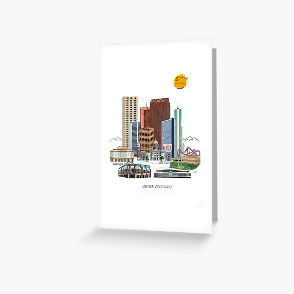 Item preview, Denver Skyline designed and sold by Lindseykayco.