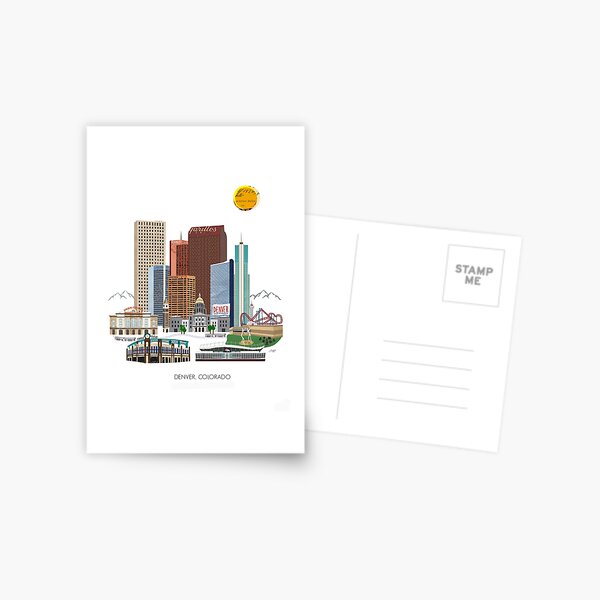Item preview, Denver Skyline designed and sold by Lindseykayco.