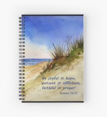 Heavenly Counsel- Romans 12:12 Spiral Notebook